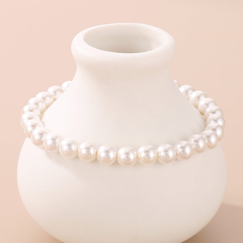 Chic's Shell Pearl Bead Bracelet