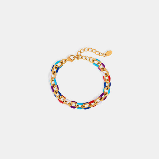 Chic's Oil Drip Chain Bracelet