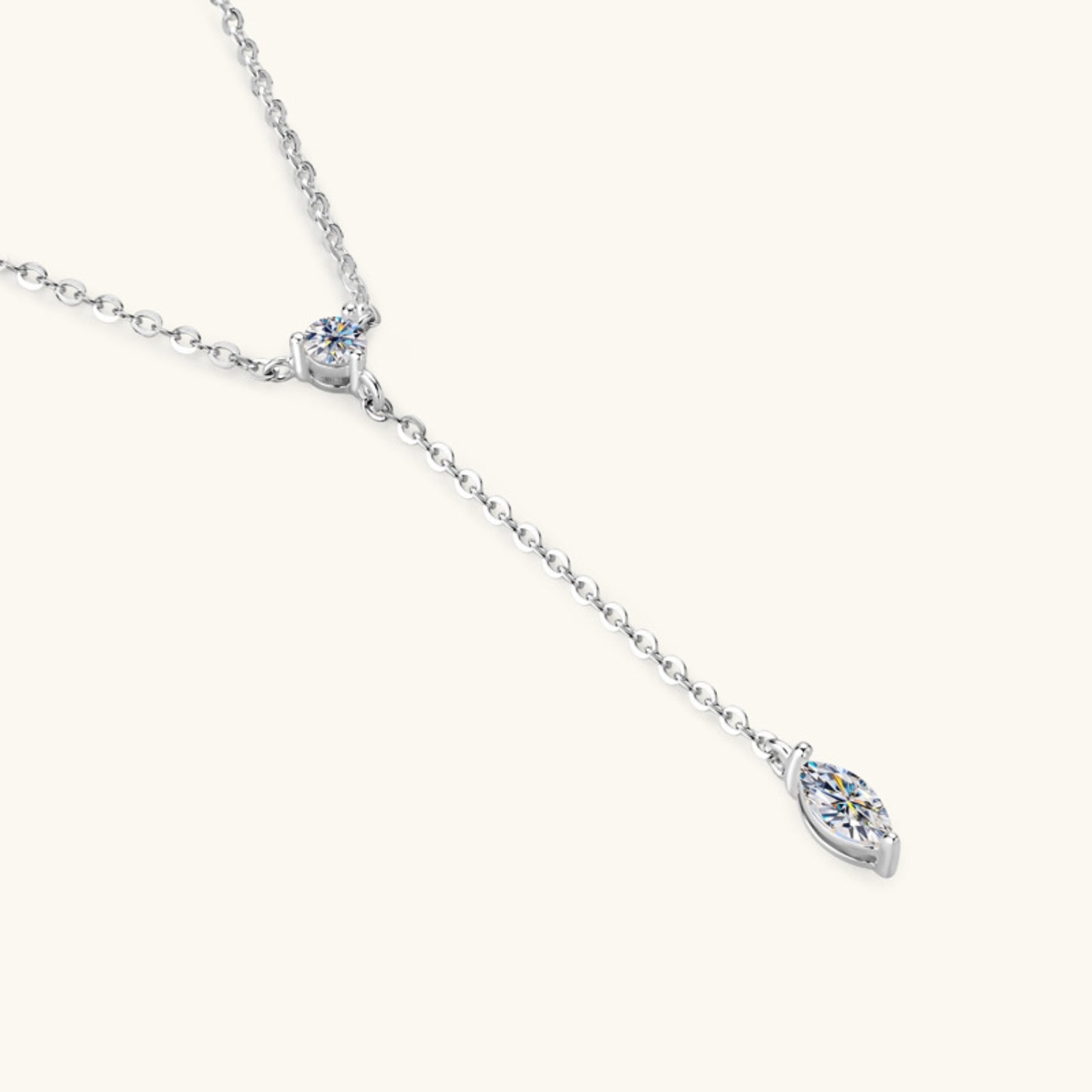 Moissanite 925 Silver Necklace