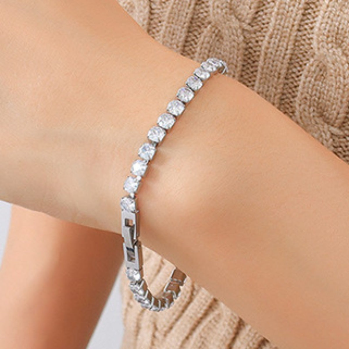 Chic's Rhinestone Tennis Bracelet