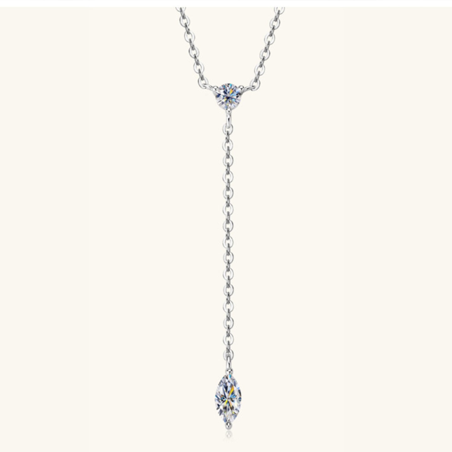 Moissanite 925 Silver Necklace