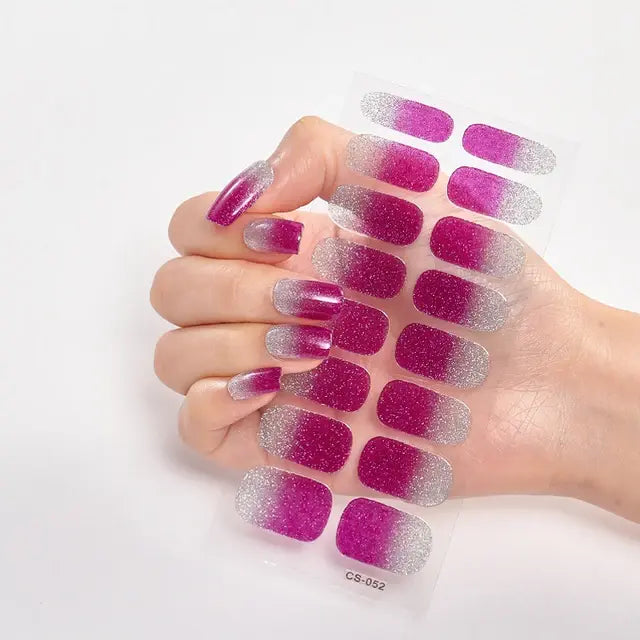 DIY Gel Nail Stickers