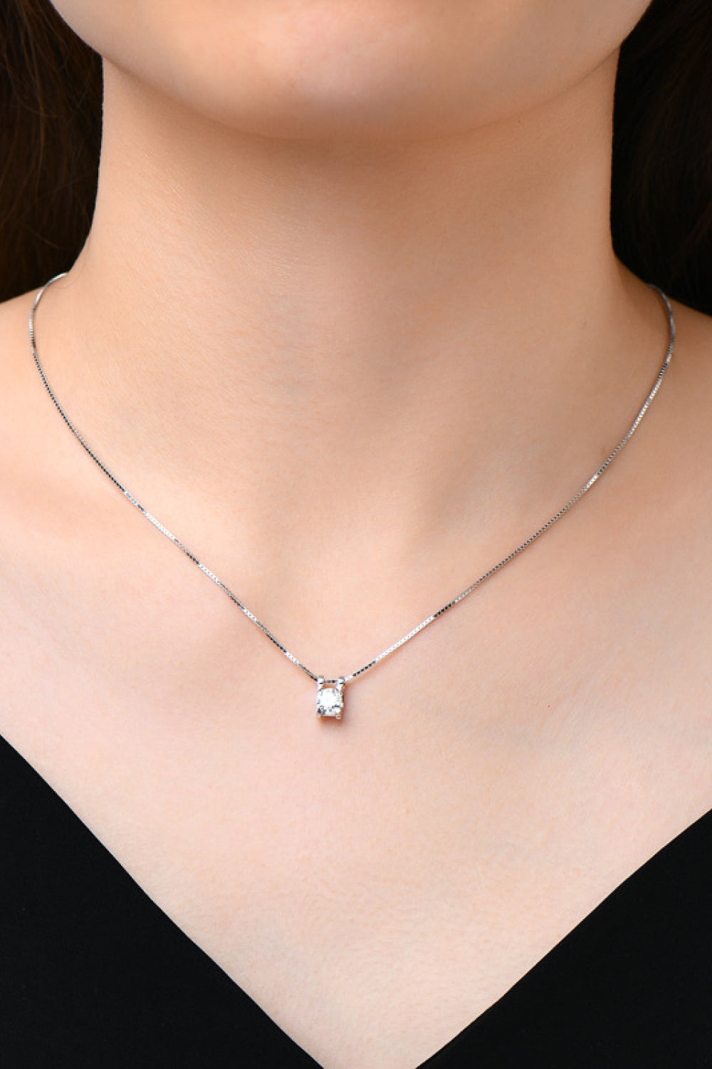 Moissanite 925 Silver Necklace