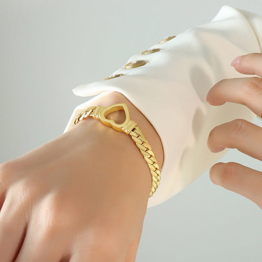 Chic's Cutout Heart Bracelet